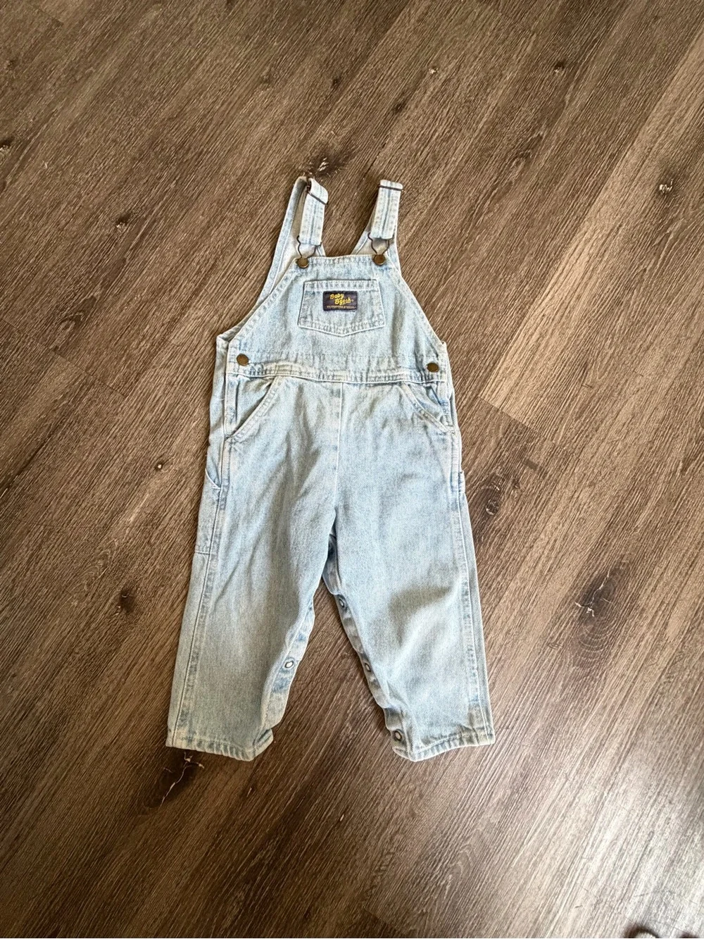 OshKosh B'gosh Vintage Light Blue Denim Kids Overalls
